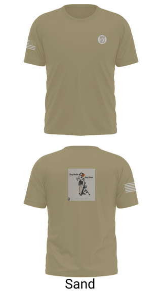 Old School Cotton Feel Shirt, a-co 2-2in 3/10, Army, Teamtime, Team time, sublimation, custom sports apparel, team uniforms, spirit wear, spiritwear, sports uniforms, custom shirts, team store, custom team store, fundraiser sports, apparel fundraiser