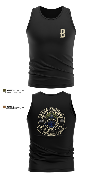 Bravo Company, 1-325 AIR, 2BCT, 82ND ABN DIV Tank Top - 3