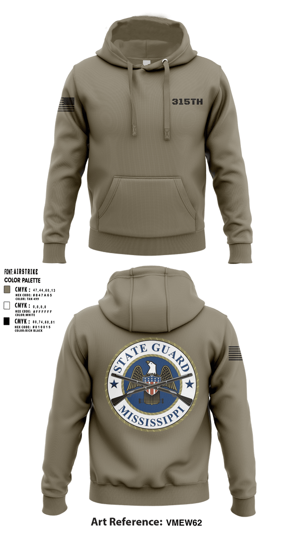 Hoodie, 315th, Army, Teamtime, Team time, sublimation, custom sports apparel, team uniforms, spirit wear, spiritwear, sports uniforms, custom shirts, team store, custom team store, fundraiser sports, apparel fundraiser