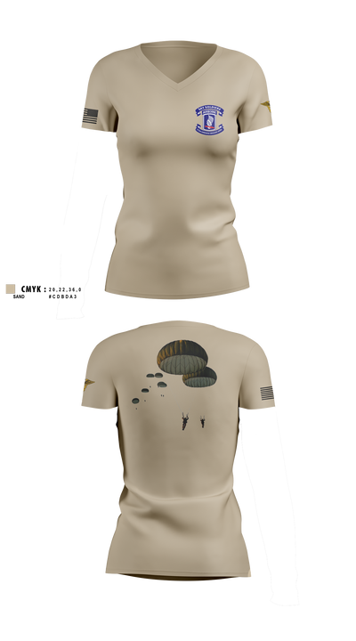 undefined Women's Short Sleeve V-neck Shirt - 1