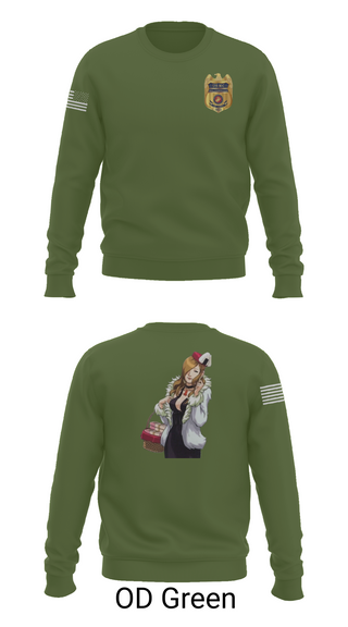 Crew Neck Sweatshirt, U.S. Marine Corps Criminal Investigations Division Child Abuse UnitMARDET Fort Leonard Wood (FLW) DoD Interservice Non-Lethal Individual Weapons Instructor's Course Fort Leonard Wood Basic Military Police School House, , Teamtime, Team time, sublimation, custom sports apparel, team uniforms, spirit wear, spiritwear, sports uniforms, custom shirts, team store, custom team store, fundraiser sports, apparel fundraiser