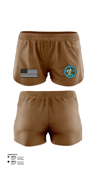 Womens Shorts, Bandit Troop, Army, Teamtime, Team time, sublimation, custom sports apparel, team uniforms, spirit wear, spiritwear, sports uniforms, custom shirts, team store, custom team store, fundraiser sports, apparel fundraiser