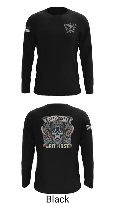 Baker 3-509th 3rd Plt 1st squad 60073036 Long Sleeve Performance Shirt 26