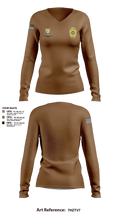 HCSO CNT 41668250 Women's Long Sleeve V-neck Shirt - 8
