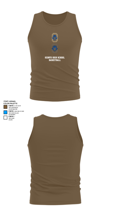 Oconto High School Basketball 74094120 Tank Top - 7