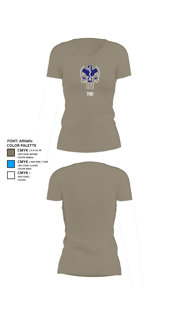 Womens Short Sleeve Vneck Shirt, 700, Army, Teamtime, Team time, sublimation, custom sports apparel, team uniforms, spirit wear, spiritwear, sports uniforms, custom shirts, team store, custom team store, fundraiser sports, apparel fundraiser
