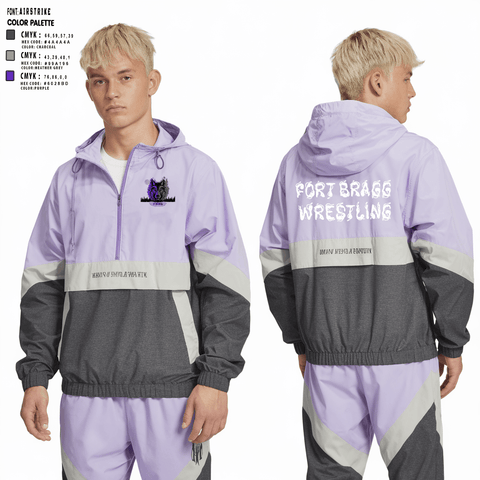 Windbreaker, Fort Bragg Middle School, Wrestling, Teamtime, Team time, sublimation, custom sports apparel, team uniforms, spirit wear, spiritwear, sports uniforms, custom shirts, team store, custom team store, fundraiser sports, apparel fundraiser