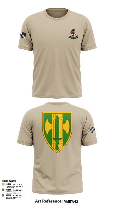 615th MP CO 40178490 Short Sleeve Performance Shirt - 41