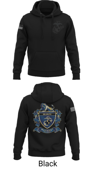 Hoodie, MHS MCJROTC, Marines, Teamtime, Team time, sublimation, custom sports apparel, team uniforms, spirit wear, spiritwear, sports uniforms, custom shirts, team store, custom team store, fundraiser sports, apparel fundraiser
