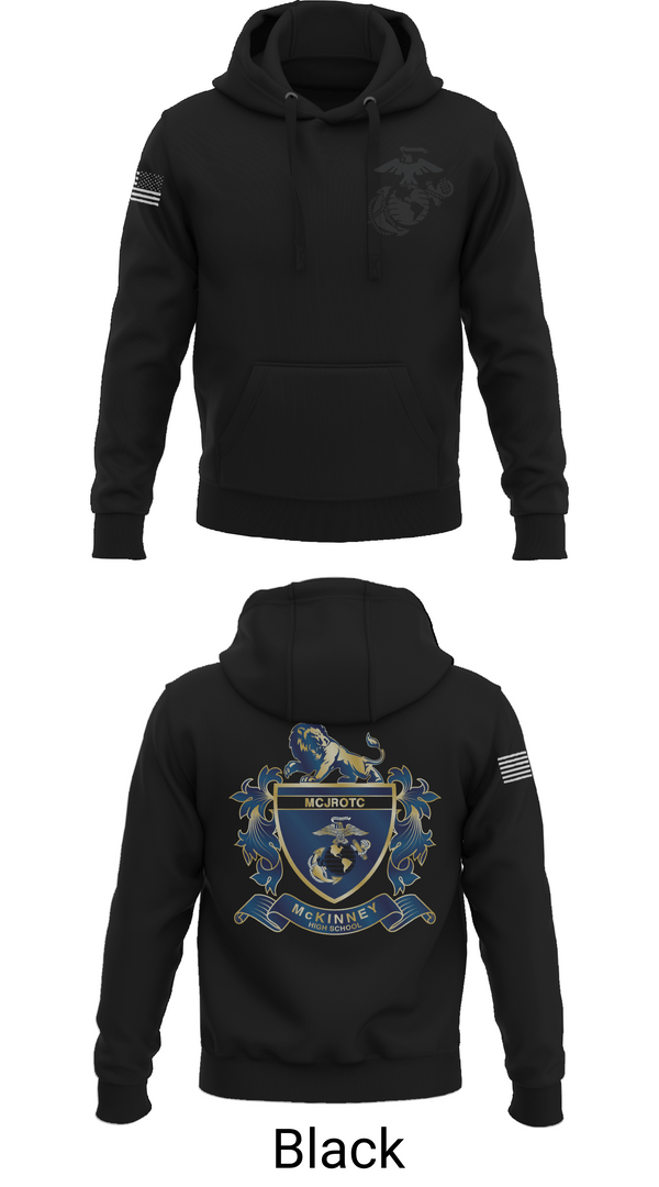 Hoodie, MHS MCJROTC, Marines, Teamtime, Team time, sublimation, custom sports apparel, team uniforms, spirit wear, spiritwear, sports uniforms, custom shirts, team store, custom team store, fundraiser sports, apparel fundraiser