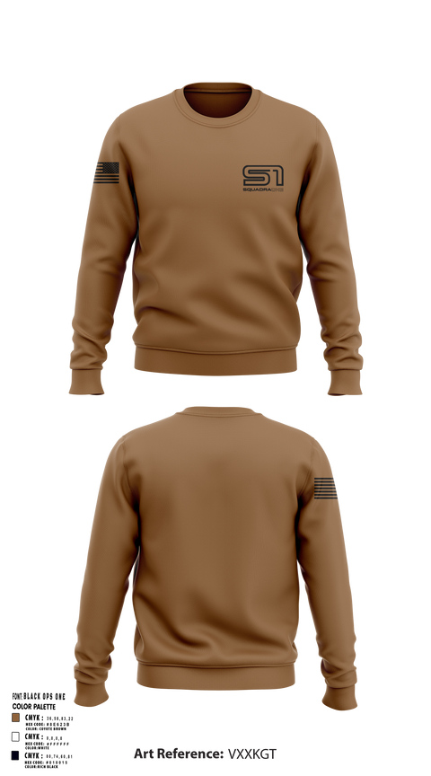 Crew Neck Sweatshirt, VMFA-242, Marines, Teamtime, Team time, sublimation, custom sports apparel, team uniforms, spirit wear, spiritwear, sports uniforms, custom shirts, team store, custom team store, fundraiser sports, apparel fundraiser