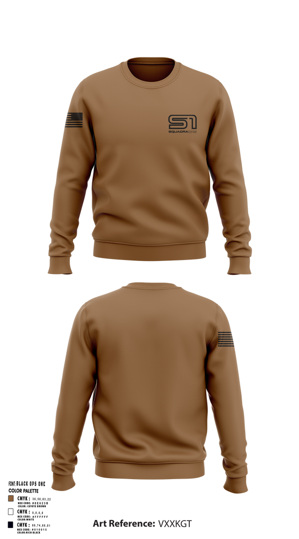 Crew Neck Sweatshirt, VMFA-242, Marines, Teamtime, Team time, sublimation, custom sports apparel, team uniforms, spirit wear, spiritwear, sports uniforms, custom shirts, team store, custom team store, fundraiser sports, apparel fundraiser