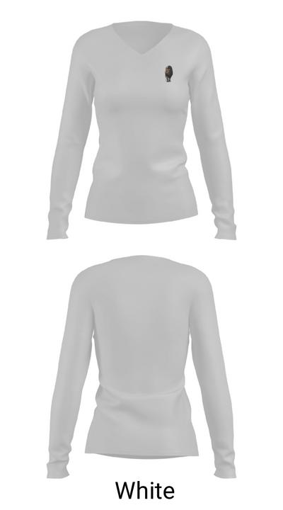 E Elite 10052343 Women's Long Sleeve V-neck Shirt - 16