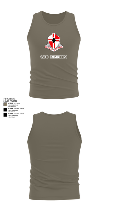 92nd Engineers 80974269 Tank Top - 79