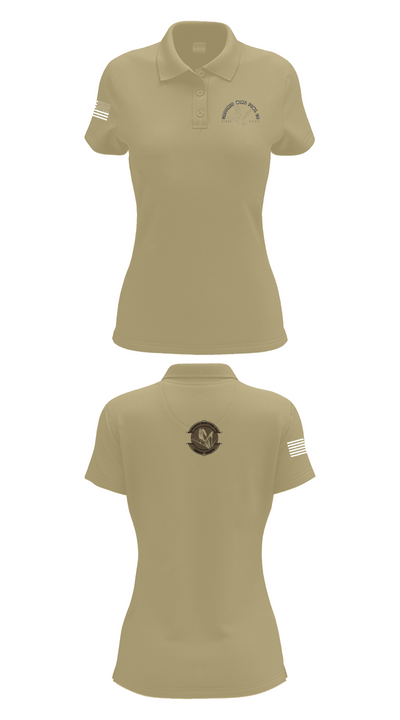 Crooked Wing Fowl Co. 60140412 Women's Short Sleeve Performance Polo  - 43