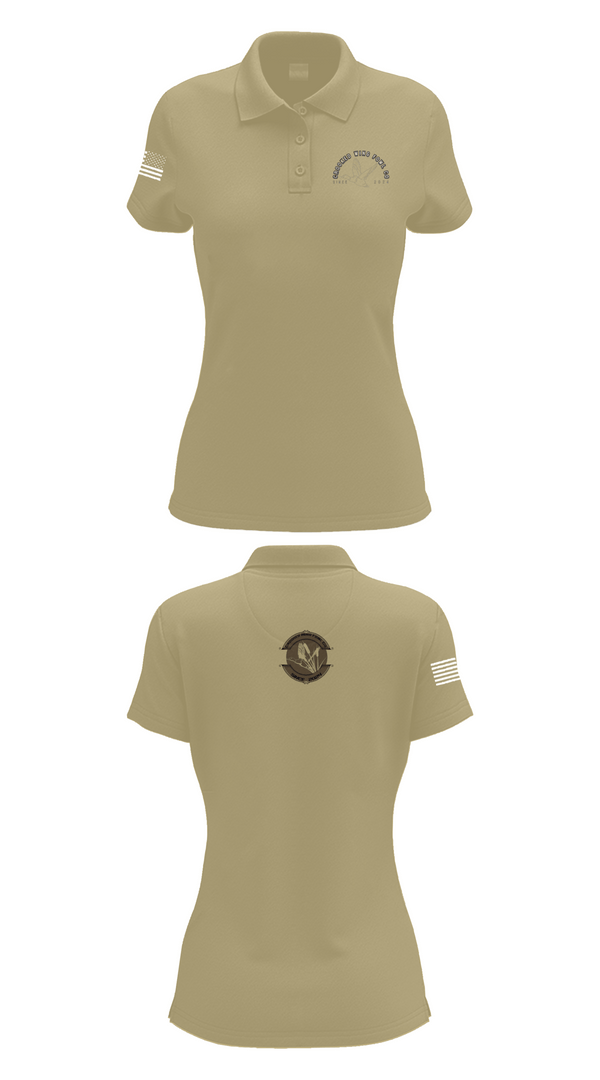 Womens Short Sleeve Performance Polo, Crooked Wing Fowl Co., , Teamtime, Team time, sublimation, custom sports apparel, team uniforms, spirit wear, spiritwear, sports uniforms, custom shirts, team store, custom team store, fundraiser sports, apparel fundraiser