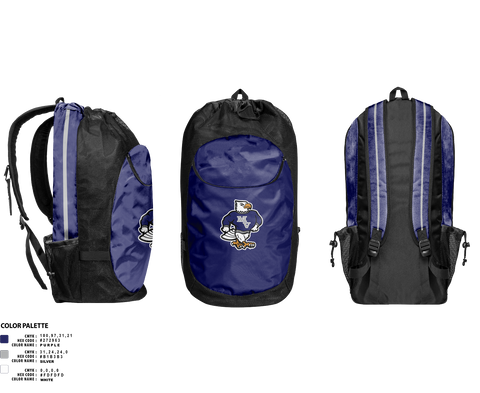 Gear Bag, Mountain Valley Falcons Field Hockey, Field Hockey, Teamtime, Team time, sublimation, custom sports apparel, team uniforms, spirit wear, spiritwear, sports uniforms, custom shirts, team store, custom team store, fundraiser sports, apparel fundraiser