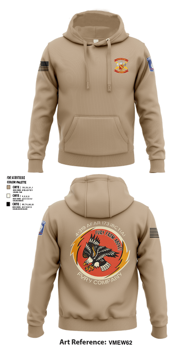 FCO 4-319 AFAR, 173 IBCT(A) 62795689 Hoodie - 4