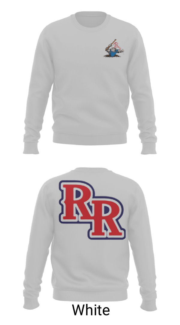 Crew Neck Sweatshirt, Rudder Middle School Soccer, Men's Soccer, Teamtime, Team time, sublimation, custom sports apparel, team uniforms, spirit wear, spiritwear, sports uniforms, custom shirts, team store, custom team store, fundraiser sports, apparel fundraiser