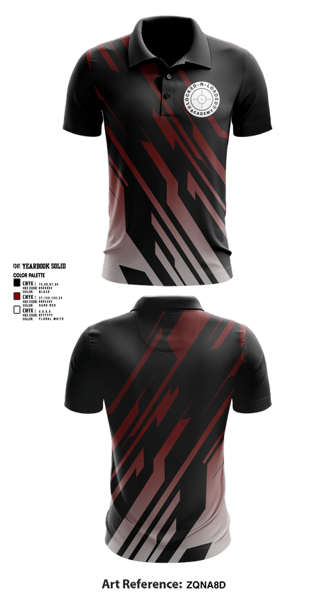 Short Sleeve Performance Polo, Locked N Loaded Academy, , Teamtime, Team time, sublimation, custom sports apparel, team uniforms, spirit wear, spiritwear, sports uniforms, custom shirts, team store, custom team store, fundraiser sports, apparel fundraiser