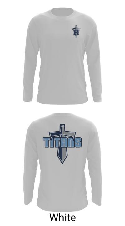Ridgeland High School Baseball 35303095 Long Sleeve Performance Shirt - 4