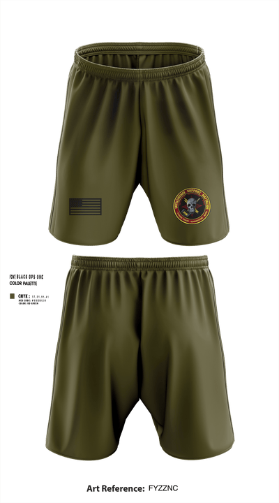 Battle Space Surveillance Company 88540160 Athletic Shorts With Pockets - 8
