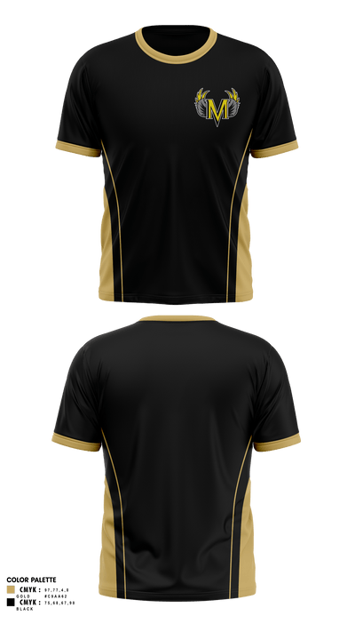 Millennium High School-Tracy Learning Center Soccer 58521885 Short Sleeve Performance Shirt - 3