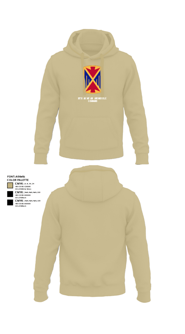 Hoodie, 10th Army Air and Missile Command, Army, Teamtime, Team time, sublimation, custom sports apparel, team uniforms, spirit wear, spiritwear, sports uniforms, custom shirts, team store, custom team store, fundraiser sports, apparel fundraiser