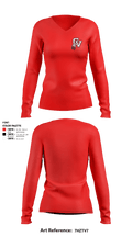 Big Reds 39965252 Women's Long Sleeve V-neck Shirt - 3 (1)