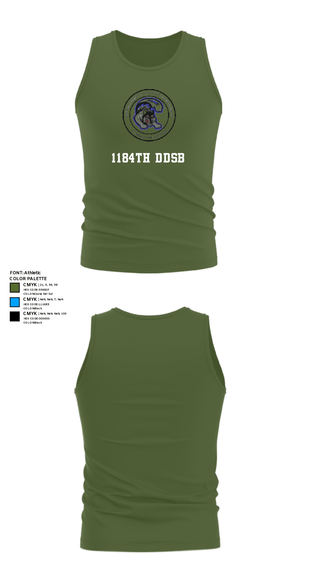 Tank Top, 1184th DDSB, Army, Teamtime, Team time, sublimation, custom sports apparel, team uniforms, spirit wear, spiritwear, sports uniforms, custom shirts, team store, custom team store, fundraiser sports, apparel fundraiser