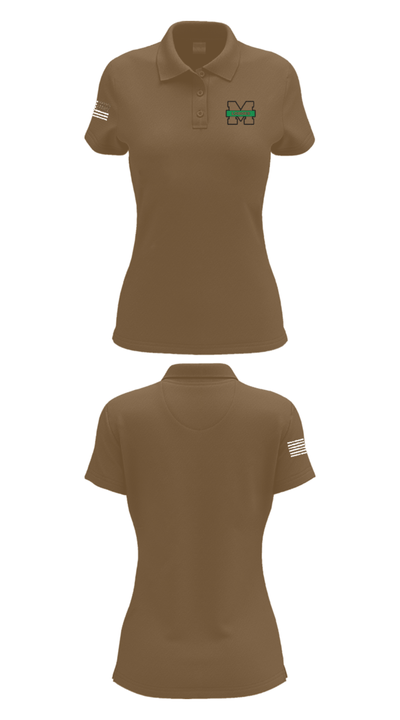 Monahans High School Volleyball 83796178 Women's Short Sleeve Performance Polo  - 6