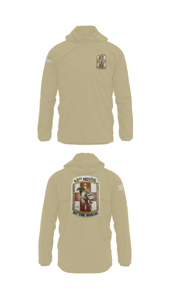 Windbreaker, 43rd Medical Detachment, , Teamtime, Team time, sublimation, custom sports apparel, team uniforms, spirit wear, spiritwear, sports uniforms, custom shirts, team store, custom team store, fundraiser sports, apparel fundraiser