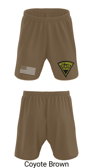 Athletic Shorts With Pockets, West Virginia State Police, Police, Teamtime, Team time, sublimation, custom sports apparel, team uniforms, spirit wear, spiritwear, sports uniforms, custom shirts, team store, custom team store, fundraiser sports, apparel fundraiser