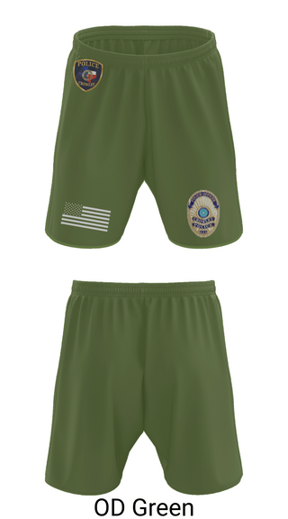 Athletic Shorts With Pockets, Crowley Police Department, , Teamtime, Team time, sublimation, custom sports apparel, team uniforms, spirit wear, spiritwear, sports uniforms, custom shirts, team store, custom team store, fundraiser sports, apparel fundraiser