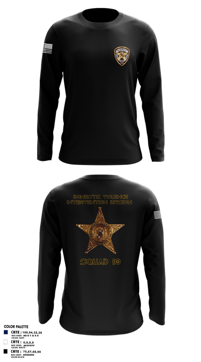 Domestic violence intervention division, 77252950 Long Sleeve Performance Shirt 3