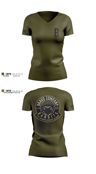 Womens Short Sleeve Vneck Shirt, , Army, Teamtime, Team time, sublimation, custom sports apparel, team uniforms, spirit wear, spiritwear, sports uniforms, custom shirts, team store, custom team store, fundraiser sports, apparel fundraiser