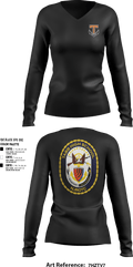 Tabb NJROTC 42524039 Women's Long Sleeve V-neck Shirt - 19
