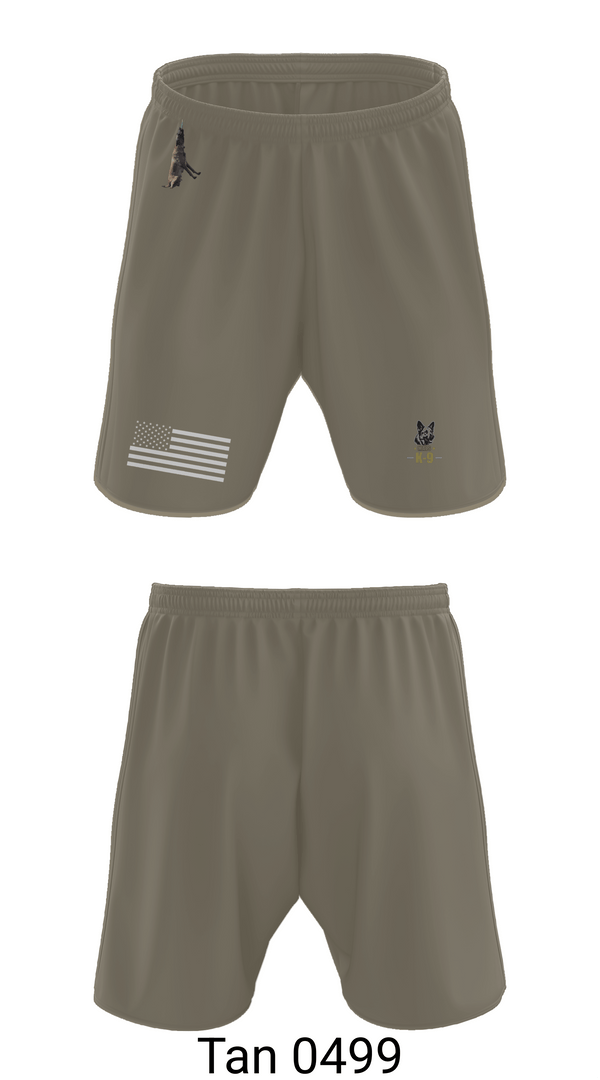 Athletic Shorts With Pockets, Mals K9, Army, Teamtime, Team time, sublimation, custom sports apparel, team uniforms, spirit wear, spiritwear, sports uniforms, custom shirts, team store, custom team store, fundraiser sports, apparel fundraiser