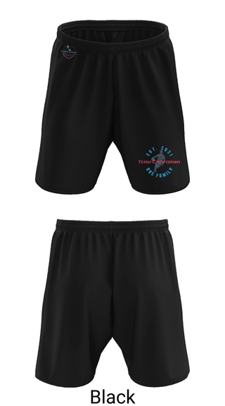 Athletic Shorts With Pockets, Team California Basketball, Men's Basketball, Teamtime, Team time, sublimation, custom sports apparel, team uniforms, spirit wear, spiritwear, sports uniforms, custom shirts, team store, custom team store, fundraiser sports, apparel fundraiser