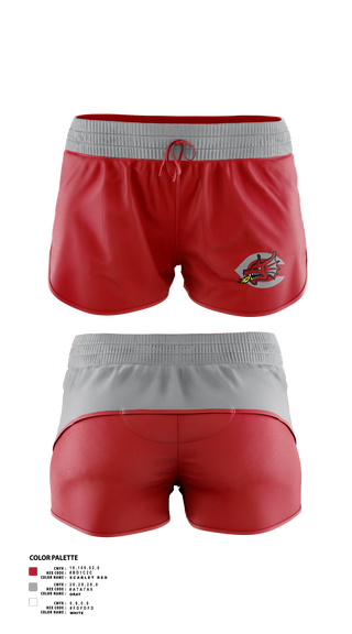 Womens Shorts, Spring Cove Middle School, , Teamtime, Team time, sublimation, custom sports apparel, team uniforms, spirit wear, spiritwear, sports uniforms, custom shirts, team store, custom team store, fundraiser sports, apparel fundraiser