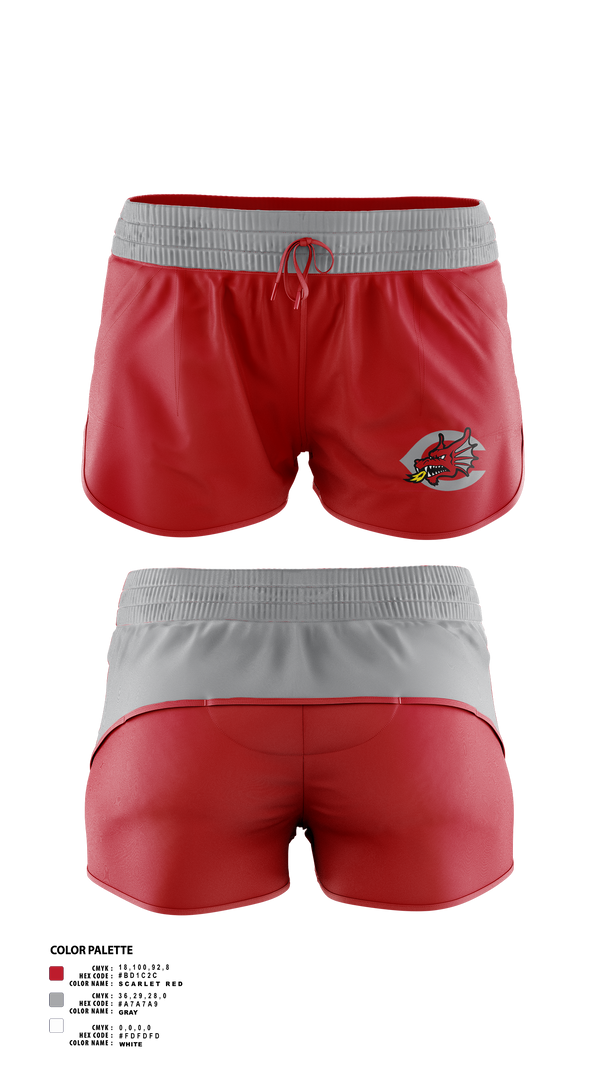 Womens Shorts, Spring Cove Middle School, , Teamtime, Team time, sublimation, custom sports apparel, team uniforms, spirit wear, spiritwear, sports uniforms, custom shirts, team store, custom team store, fundraiser sports, apparel fundraiser