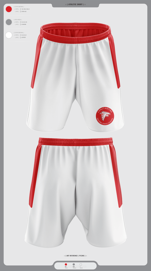 Athletic Shorts With Pockets, Constantine High School Cross Country, Cross Country, Teamtime, Team time, sublimation, custom sports apparel, team uniforms, spirit wear, spiritwear, sports uniforms, custom shirts, team store, custom team store, fundraiser sports, apparel fundraiser