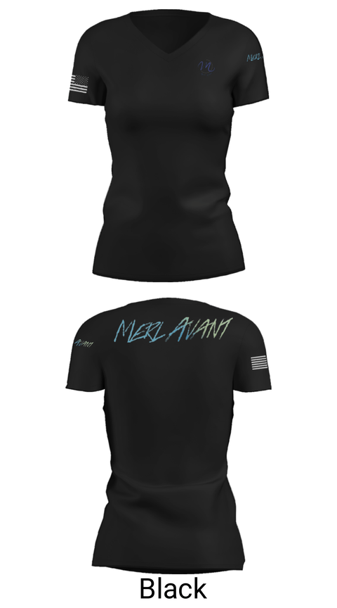 Womens Short Sleeve Vneck Shirt, Merl Avant, , Teamtime, Team time, sublimation, custom sports apparel, team uniforms, spirit wear, spiritwear, sports uniforms, custom shirts, team store, custom team store, fundraiser sports, apparel fundraiser