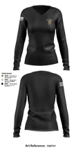 undefined Women's Long Sleeve V-neck Shirt - 3