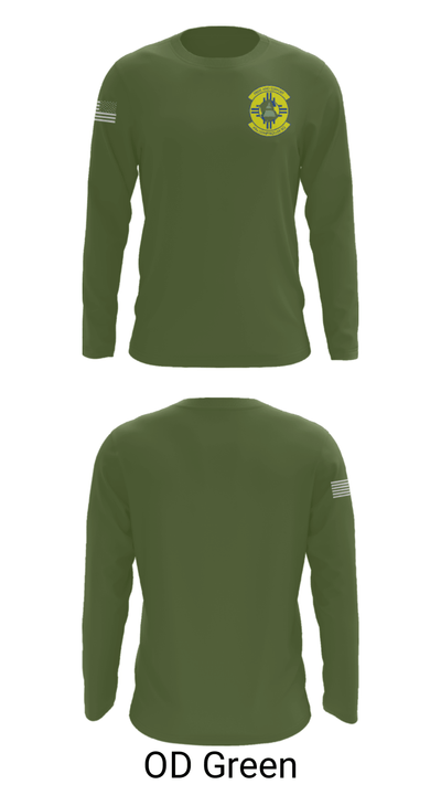 49 COMPTROLLER SQUADRON 45789639 Long Sleeve Performance Shirt - 46