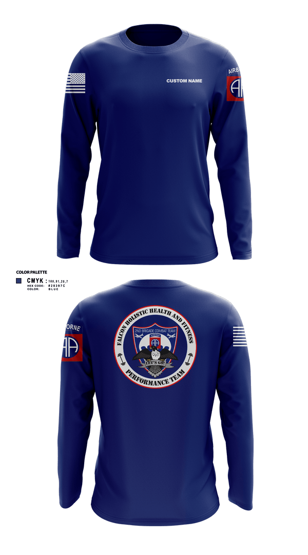 Long Sleeve Performance Shirt, 2BCT H2F, Army, Teamtime, Team time, sublimation, custom sports apparel, team uniforms, spirit wear, spiritwear, sports uniforms, custom shirts, team store, custom team store, fundraiser sports, apparel fundraiser