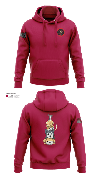 Hoodie, Cranberry Country K9s, , Teamtime, Team time, sublimation, custom sports apparel, team uniforms, spirit wear, spiritwear, sports uniforms, custom shirts, team store, custom team store, fundraiser sports, apparel fundraiser