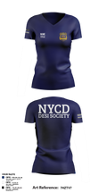 NYCD DESI SOCIETY 34062246 Women's Short Sleeve V-neck Shirt - 118
