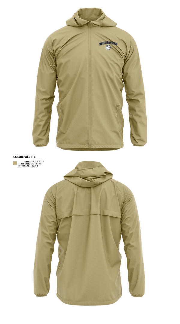 Windbreaker, Destroyers, Men's Basketball, Teamtime, Team time, sublimation, custom sports apparel, team uniforms, spirit wear, spiritwear, sports uniforms, custom shirts, team store, custom team store, fundraiser sports, apparel fundraiser