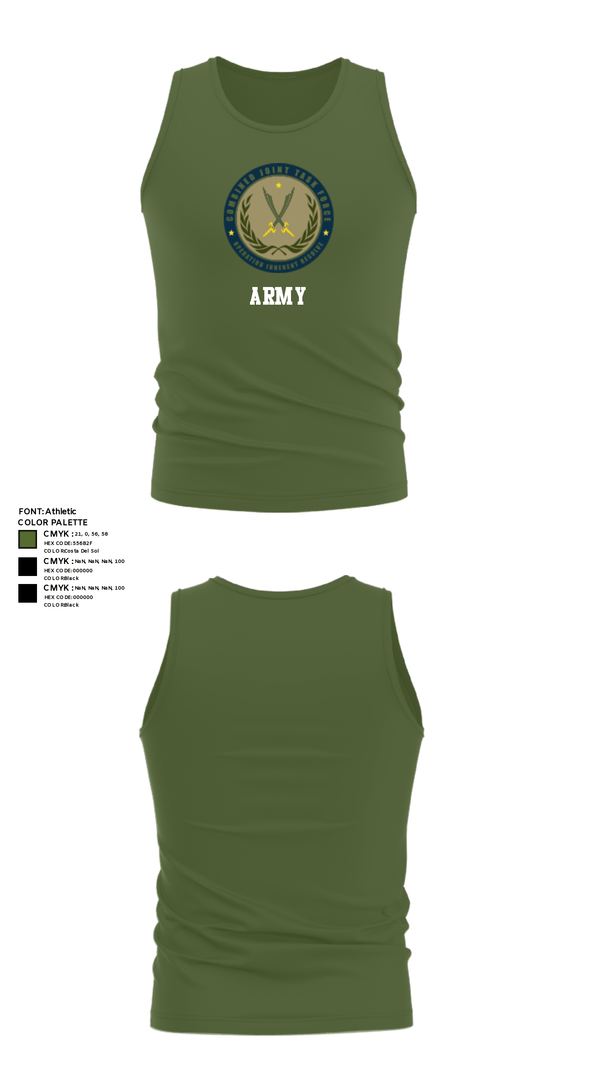 Tank Top, 3-10 GSAB, Army, Teamtime, Team time, sublimation, custom sports apparel, team uniforms, spirit wear, spiritwear, sports uniforms, custom shirts, team store, custom team store, fundraiser sports, apparel fundraiser